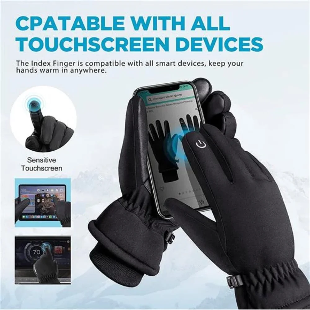 Women's Winter Gloves Waterproof Touch Screen Gloves